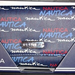 Nautica Blue and Red Wallet
